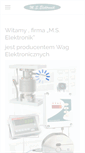 Mobile Screenshot of ms-elektronik.pl